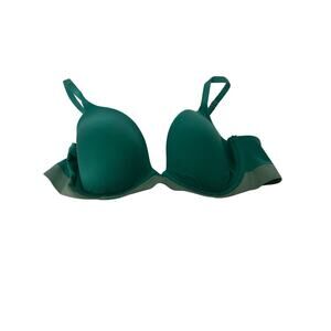 Aerie Women's Real Sunnie Full Coverage Lightly Lined Bra Blue Green Size 34B